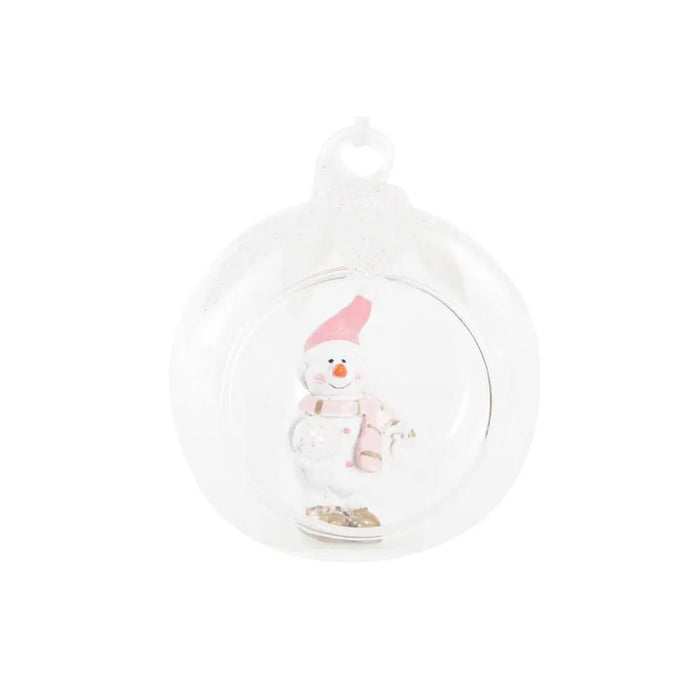 Christmas bauble DKD Home Decor Crystal Resin (7 x 6 x 8 cm) (4 Units) - Декорация и Осветление<<<Дом