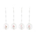Christmas bauble DKD Home Decor Crystal Resin (7 x 6 x 8 cm) (4 Units) - Декорация и Осветление<<<Дом