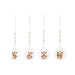 Christmas bauble DKD Home Decor Crystal Resin Reindeer (7 x 6 x 8 cm) (4 Units) - Декорация и Осветление<<<Дом