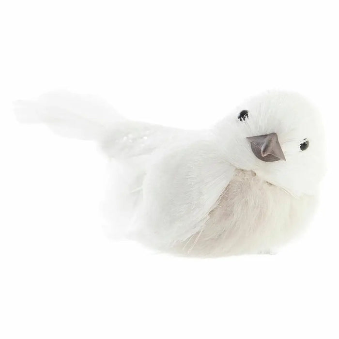 Christmas bauble DKD Home Decor Foam Bird Feather (10 x 6 x 8 cm) (2 Units) - Декорация и Осветление<<<Дом