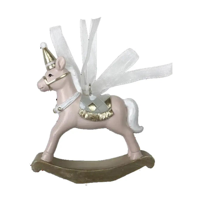 Christmas bauble DKD Home Decor Horse Resin (6,5 x 3 x 9 cm) (2 Units) - Декорация и Осветление<<<Дом