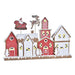 Christmas bauble DKD Home Decor House White Red Resin 41 x 7,5 x 27 cm - Декорация и Осветление<<<Дом