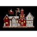 Christmas bauble DKD Home Decor House White Red Resin 41 x 7,5 x 27 cm - Декорация и Осветление<<<Дом