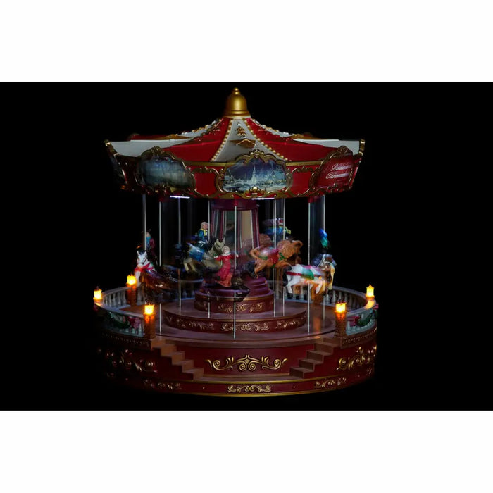 Christmas bauble DKD Home Decor LED Light Movement Musical Multicolour PVC Resin 30 x 30 x 30 cm - Декорация и