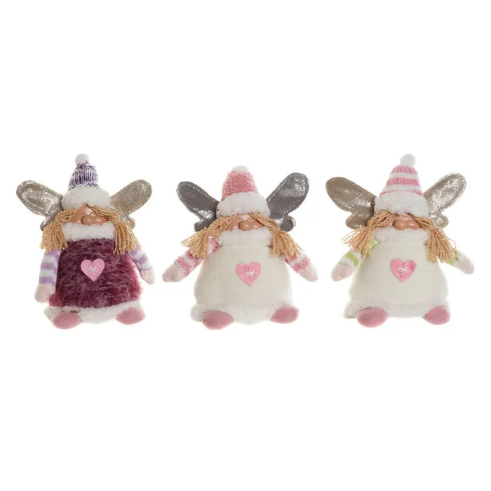 Christmas bauble DKD Home Decor Multicolour Elf 13 x 10 x 18 cm (3 Units) - Декорация и Осветление<<<Дом