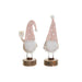 Christmas bauble DKD Home Decor Natural Light Pink Gnome 10 x 8 x 23,5 cm (2 Units) - Декорация и Осветление<<<Дом