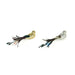Christmas bauble DKD Home Decor Polyester Bird Sequins (26 x 5 x 7 cm) (2 Units) - Декорация и Осветление<<<Дом