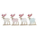 Christmas bauble DKD Home Decor Polyester MDF Reindeer (23 x 5 x 16 cm) (4 Units) - Декорация и Осветление<<<Дом