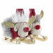 Christmas bauble DKD Home Decor Polyester Reindeer (15 x 5,5 x 16,5 cm) (2 Units) - Декорация и Осветление<<<Дом