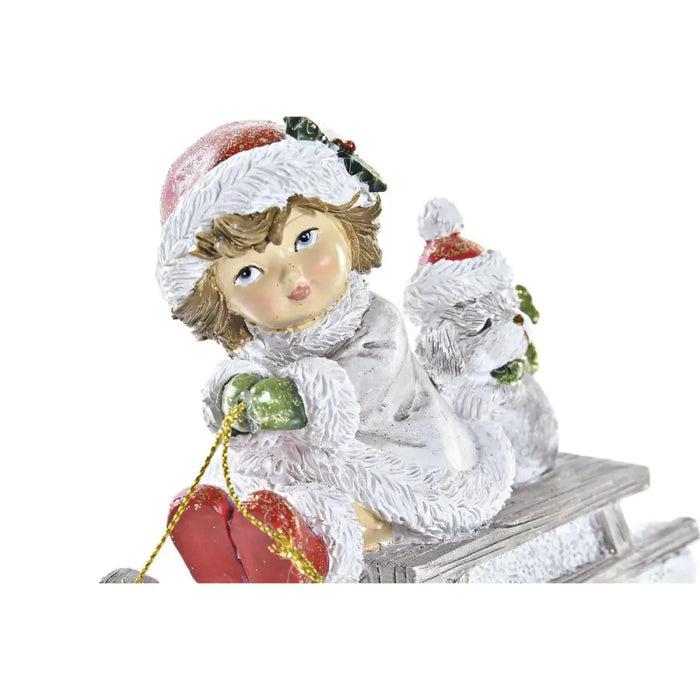 Christmas bauble DKD Home Decor Resin (13 x 6 x 10,5 cm) (2 Units) - Декорация и Осветление<<<Дом