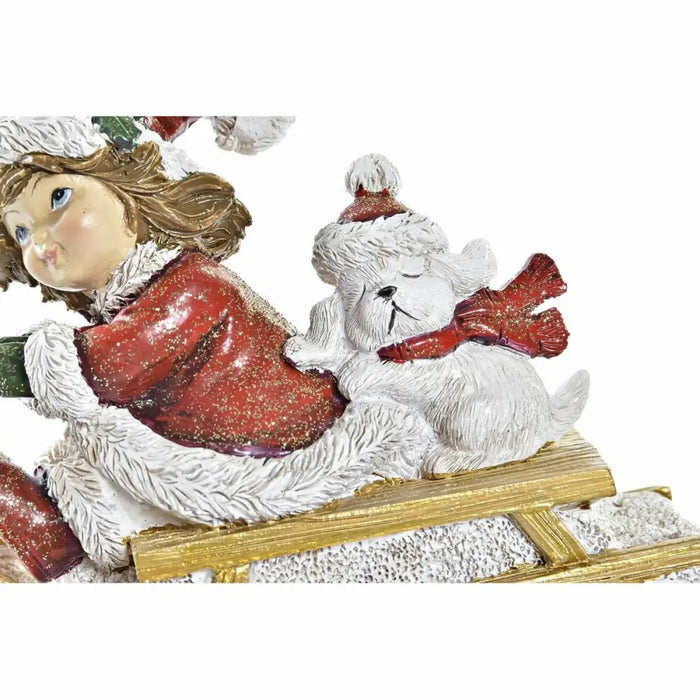 Christmas bauble DKD Home Decor Resin (13 x 6 x 10,5 cm) (2 Units) - Декорация и Осветление<<<Дом