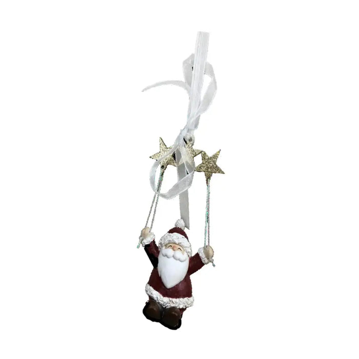 Christmas bauble DKD Home Decor Resin Father Christmas (6,5 x 4 x 13,5 cm) (6 Units) - Декорация и Осветление<<<Дом