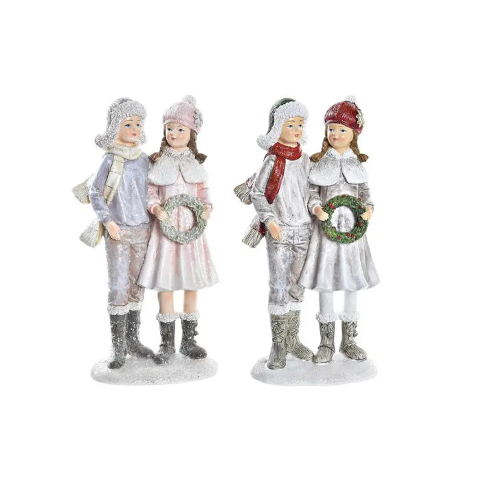 Christmas bauble DKD Home Decor Resin Pair (10,5 x 7 x 20,5 cm) (2 Units) - Декорация и Осветление<<<Дом