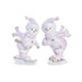 Christmas bauble DKD Home Decor Resin Snow Doll (15 x 13,5 x 24,5 cm) (2 Units) - Декорация и Осветление<<<Дом