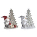 Christmas bauble DKD Home Decor Tree Resin (15 x 10 x 18 cm) (2 Units) - Декорация и Осветление<<<Дом
