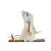 Christmas bauble DKD Home Decor White Grey Fairy 12 x 8 x 10 cm (3 Units) - Декорация и Осветление<<<Дом