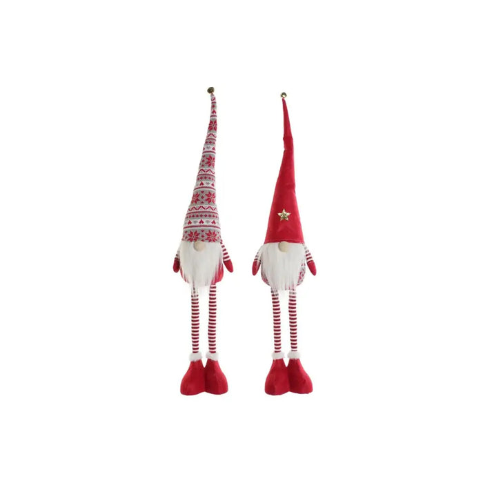 Christmas bauble DKD Home Decor White Red Gnome 14 X 11 X 73 cm (2 Units) - Декорация и Осветление<<<Дом