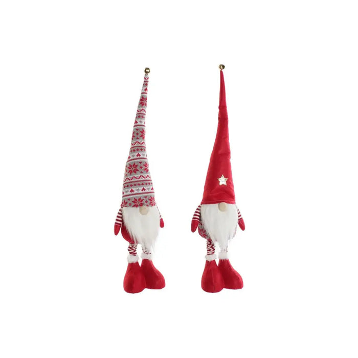 Christmas bauble DKD Home Decor White Red Gnome 14 X 11 X 73 cm (2 Units) - Декорация и Осветление<<<Дом