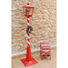 Christmas bauble DKD Home Decor Yellow White Black Red Letterbox 28,5 x 26,5 x 52 cm - Декорация и Осветление<<<Дом