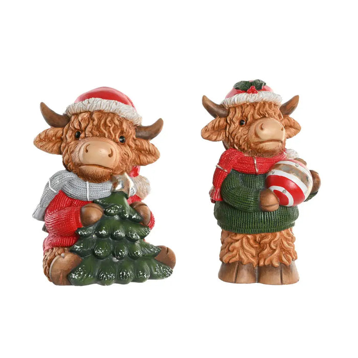 Christmas bauble Home ESPRIT Multicolour 22,5 X 19 X 38 CM (2 Units) - Декорация и Осветление<<<Дом