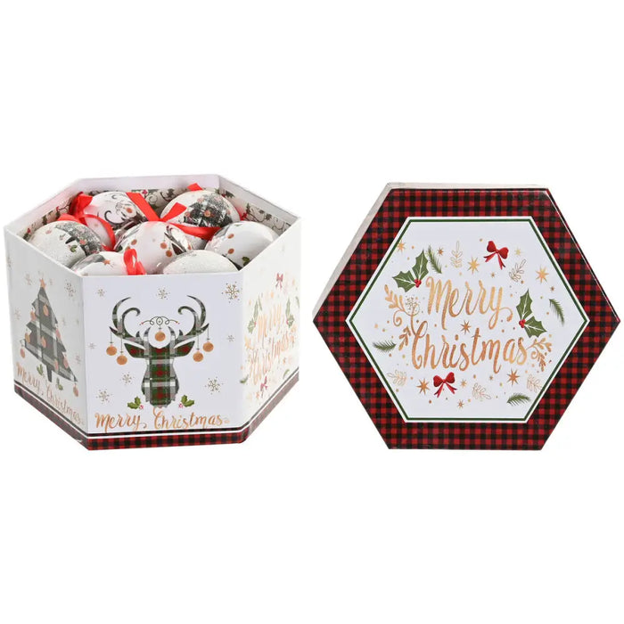 Christmas Bauble Home ESPRIT Multicolour PVC (14 Pieces) - Декорация и Осветление<<<Дом Градина<<<BigBuy&&&Коледни