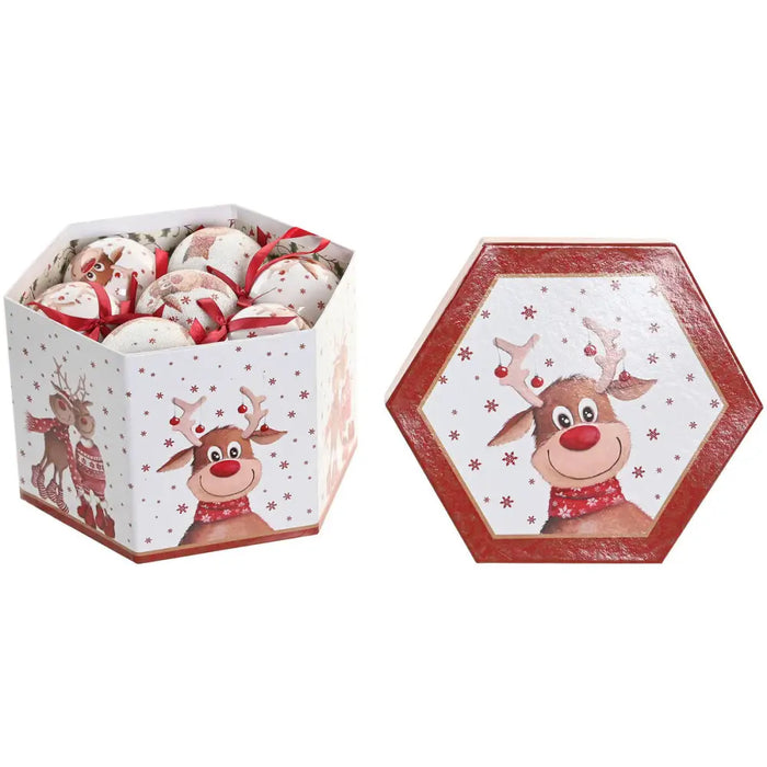 Christmas Bauble Home ESPRIT Multicolour PVC (14 Pieces) - Декорация и Осветление<<<Дом Градина<<<BigBuy&&&Коледни