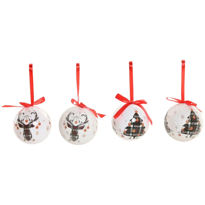 Christmas Bauble Home ESPRIT Multicolour PVC (14 Pieces) - Декорация и Осветление<<<Дом Градина<<<BigBuy&&&Коледни