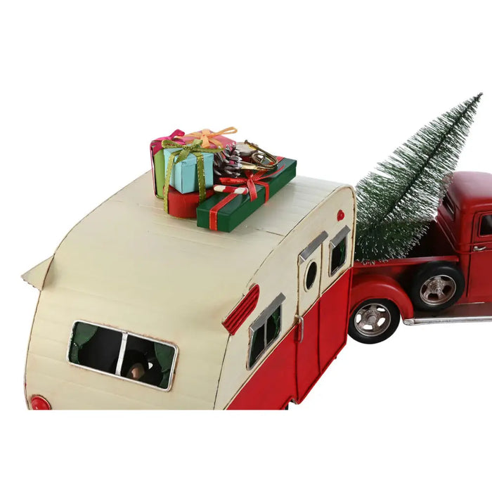 Christmas bauble Home ESPRIT Red Caravan 73 x 19 x 28,5 cm - Декорация и Осветление<<<Дом Градина<<<BigBuy&&&Коледни