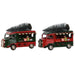 Christmas bauble Home ESPRIT Red Green 26 x 14,5 x 20 cm (2 Units) - Декорация и Осветление<<<Дом