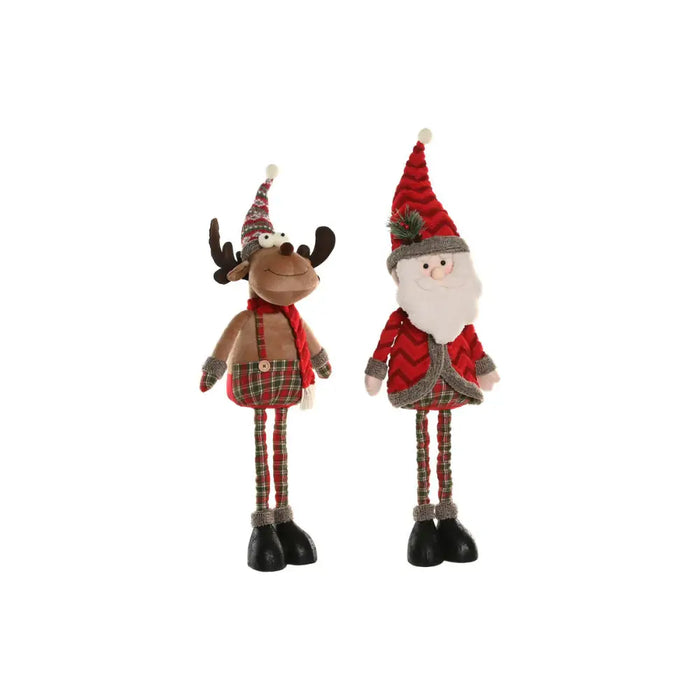 Christmas bauble Home ESPRIT Red Green 30 X 21 X 54 CM (2 Units) - Декорация и Осветление<<<Дом