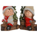 Christmas bauble Home ESPRIT Red Green 31,5 x 20 x 50 cm (2 Units) - Декорация и Осветление<<<Дом