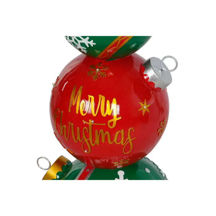 Christmas bauble Home ESPRIT Red Green 35 x 35 x 108,5 cm - Декорация и Осветление<<<Дом Градина<<<BigBuy&&&Коледни