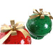 Christmas bauble Home ESPRIT Red Green Golden 31,5 X 31,5 X 35,5 CM (2 Units) - Декорация и Осветление<<<Дом