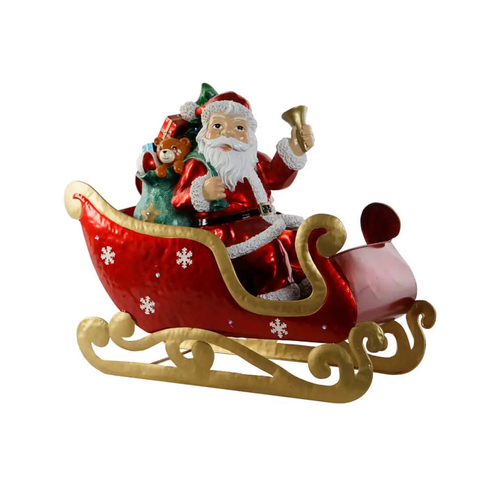 Christmas bauble Home ESPRIT Red Multicolour Father Christmas 64 x 26 x 60 cm - Декорация и Осветление<<<Дом