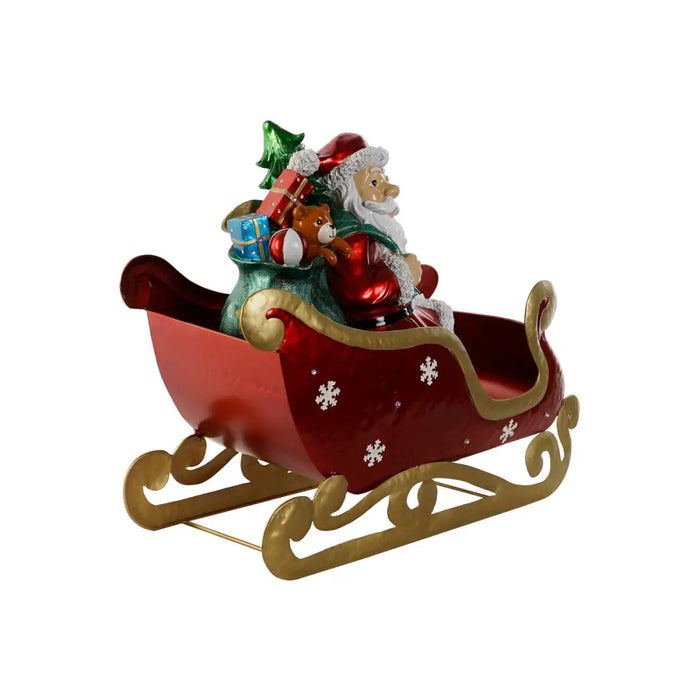 Christmas bauble Home ESPRIT Red Multicolour Father Christmas 64 x 26 x 60 cm - Декорация и Осветление<<<Дом
