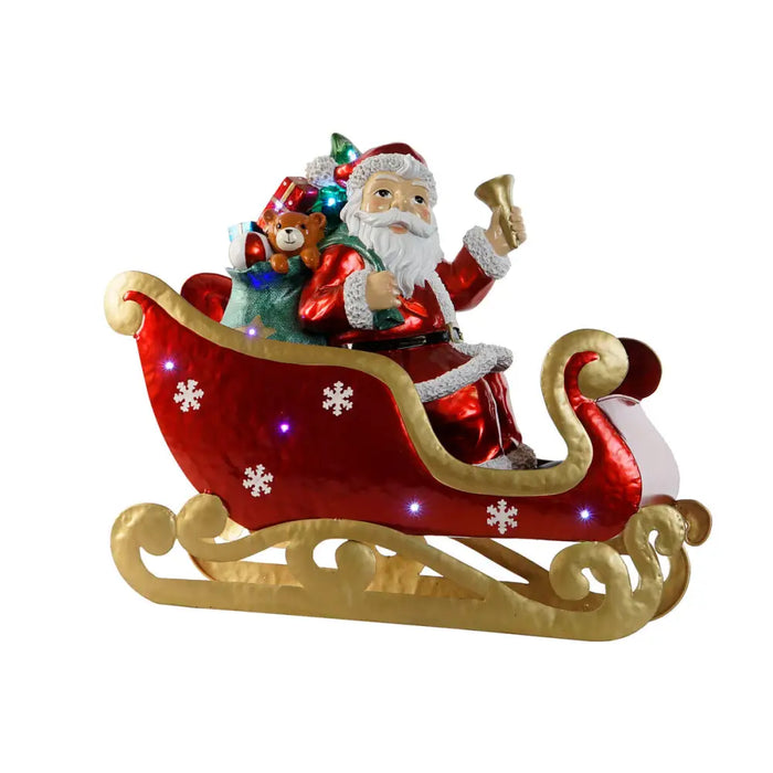 Christmas bauble Home ESPRIT Red Multicolour Father Christmas 64 x 26 x 60 cm - Декорация и Осветление<<<Дом