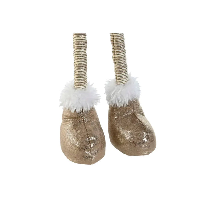 Christmas bauble Home ESPRIT White Beige Gnome 30 x 20 x 58 cm (2 Units) - Декорация и Осветление<<<Дом