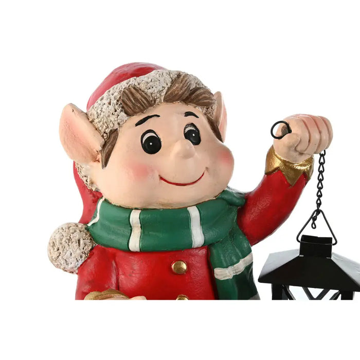 Christmas bauble Home ESPRIT White Black Red Green Elf 26 x 26 x 42 cm - Декорация и Осветление<<<Дом