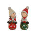 Christmas bauble Home ESPRIT White Red Green 20,5 x 23 x 51 cm (2 Units) - Коледни украси<<<Декорация и