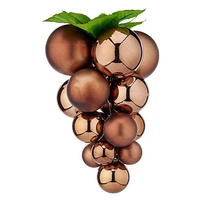 Christmas Bauble Krist+ Brown Plastic Grapes Small - Декорация и Осветление<<<Дом Градина<<<BigBuy&&&Коледни