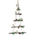 Christmas bauble Krist+ Brown Silver Wood Plastic Christmas Tree 34 x 5 x 65 cm 34 x 56 x 4 cm (6 Units) - Декорация и
