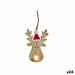 Christmas bauble Krist+ Brown Wood Reindeer 7,5 x 2,5 x 17 cm 7,5 x 11 x 3 cm (24 Units) - Декорация и Осветление<<<Дом