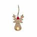 Christmas bauble Krist+ Brown Wood Reindeer 7,5 x 2,5 x 17 cm 7,5 x 11 x 3 cm (24 Units) - Декорация и Осветление<<<Дом