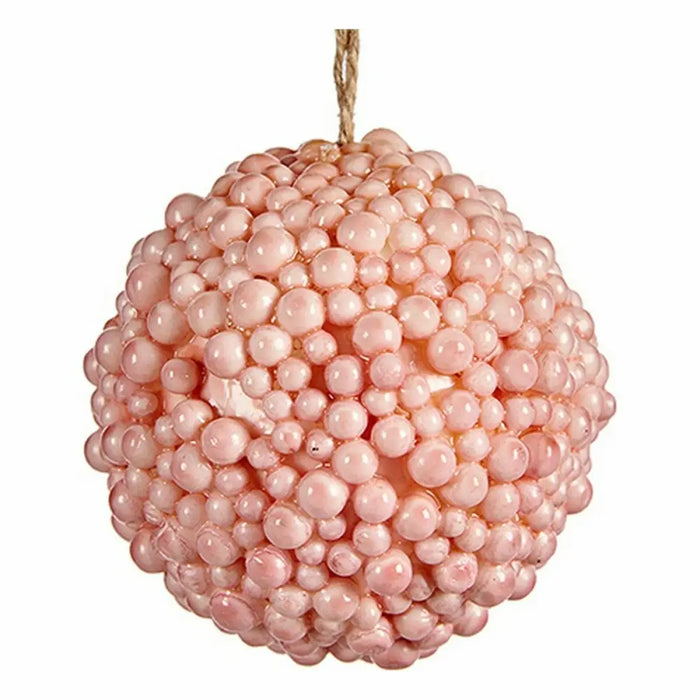Christmas Bauble Krist+ Pink Plastic (24 Units) - Декорация и Осветление<<<Дом Градина<<<BigBuy&&&Коледни