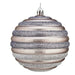 Christmas Bauble Krist+ Silver Plastic Ø 10 cm 6 Units - Декорация и Осветление<<<Дом Градина<<<BigBuy&&&Коледни