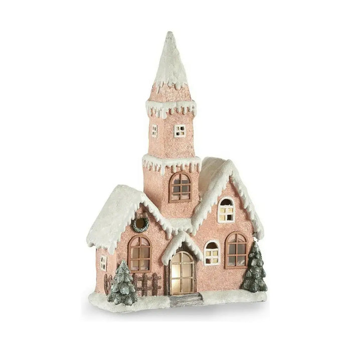 Christmas bauble Krist+ White Brown Green Pink House Christmas 21 x 77 x 48 cm LED Light - Декорация и Осветление<<<Дом