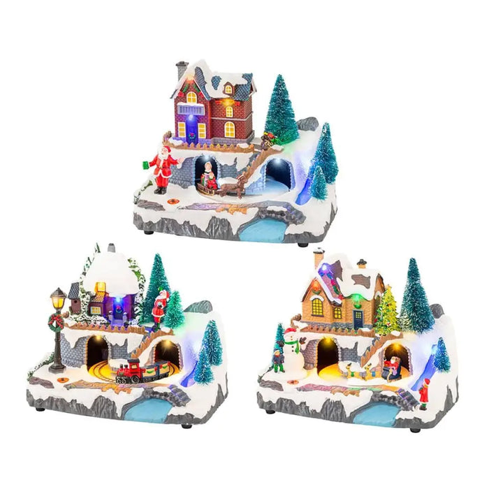 Christmas bauble Lumineo 20,8 X 16,3 X 13,9 cm (3 Units) - Декорация и Осветление<<<Дом Градина<<<BigBuy&&&Коледни