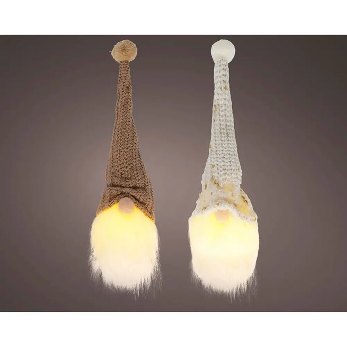 Christmas bauble Lumineo Assorted colours Gnome 6 x 20 x 6 cm - Декорация и Осветление<<<Дом Градина<<<BigBuy&&&Коледни