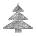 Christmas bauble Silver Christmas Tree 36,7 x 0,2 x 37,5 cm Metal Plastic - Декорация и Осветление<<<Дом