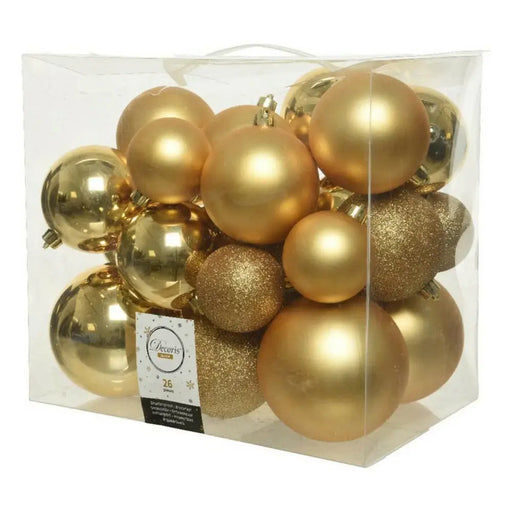 Christmas Baubles Decoris Golden - Декорация и Осветление<<<Дом Градина<<<BigBuy&&&Коледни украси<<<Декорация и